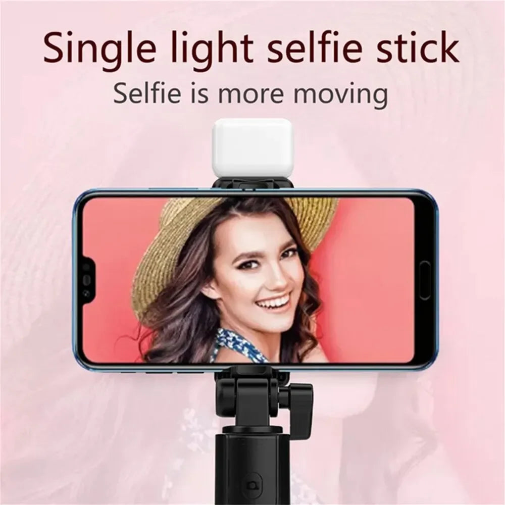 Cell Phone Selfie Stick Tripod Bluetooth Remote Wireless Selfi Stick