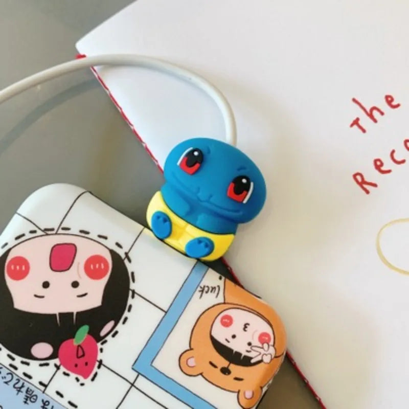 Anime Pokemon Pikachu Doll Data Cable Protective Cover Protective