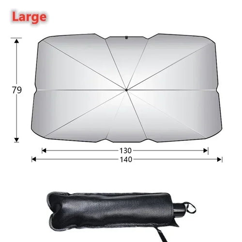 Car Umbrella Windshield Sun Shade | Universal Fit Car & Truck Sun