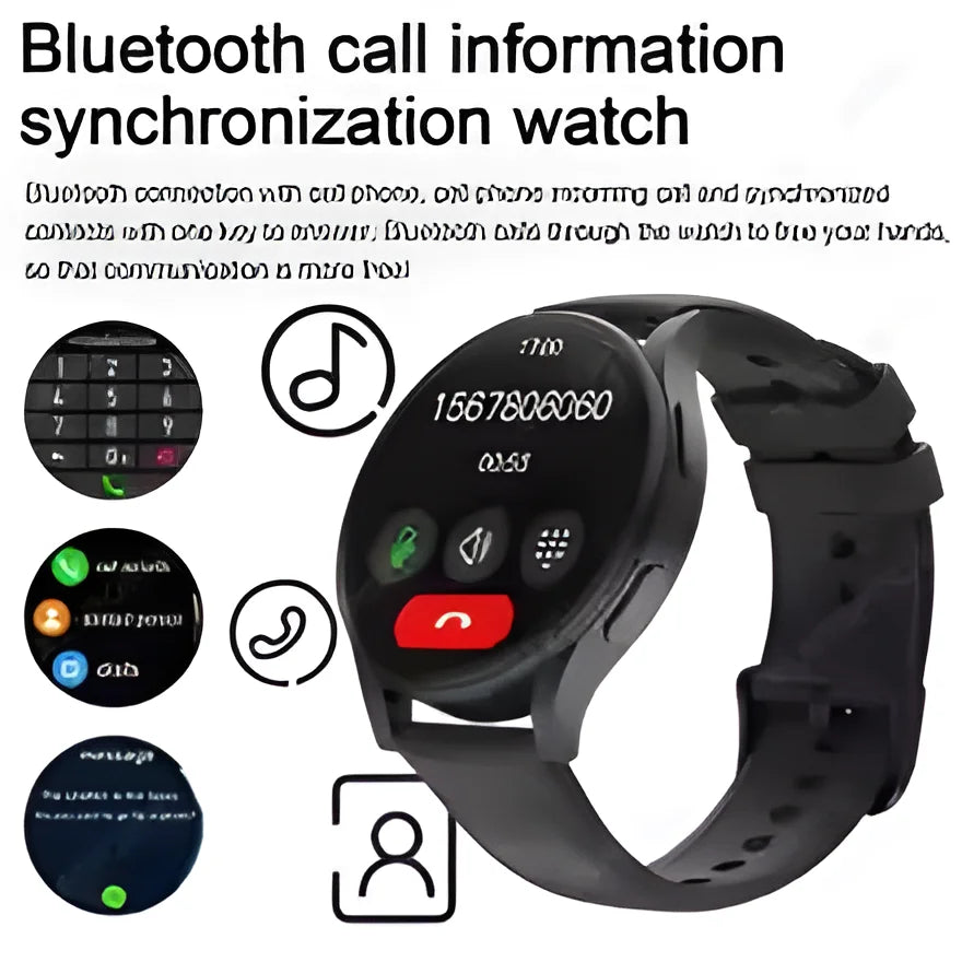 2025 Smart Watch 6 Men And Woman 1.44 Inch Screen Bluetooth Call Heart