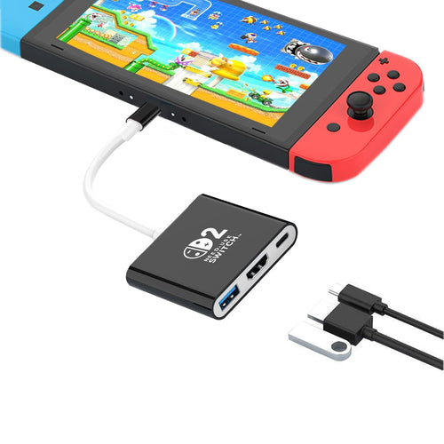 Switch 2 Dock,TV Docking Station for Switch OLED/Steam Deck,HDMI 2.0