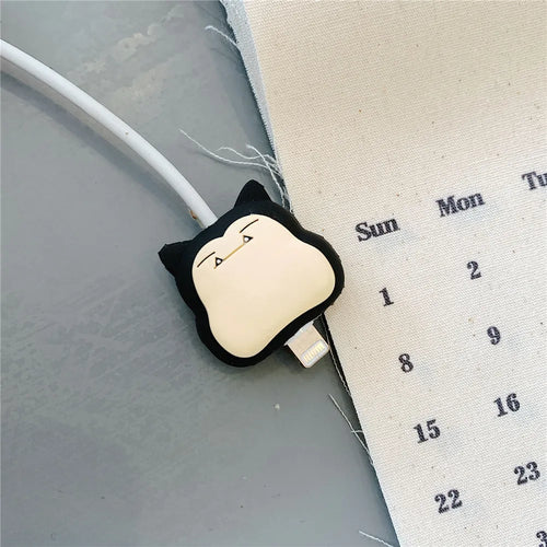 Anime Pokemon Pikachu Doll Data Cable Protective Cover Protective