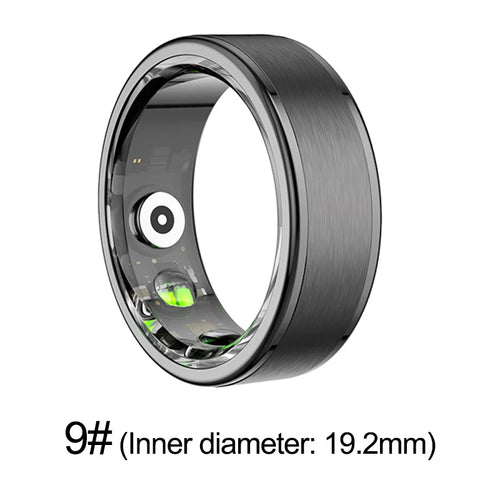 Smart Ring Military Grade Titanium Steel Shell Health Monitoring IP68