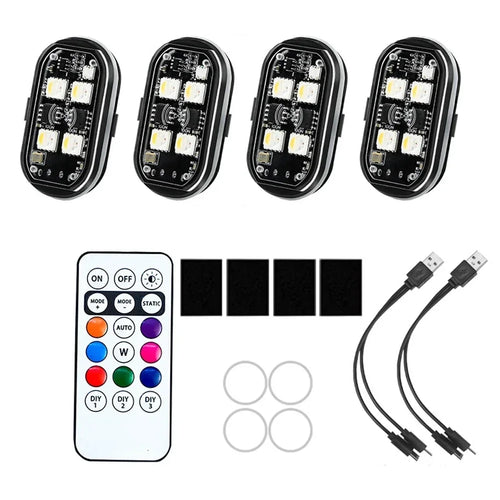 Rechargeable LED Remote Control Car Light