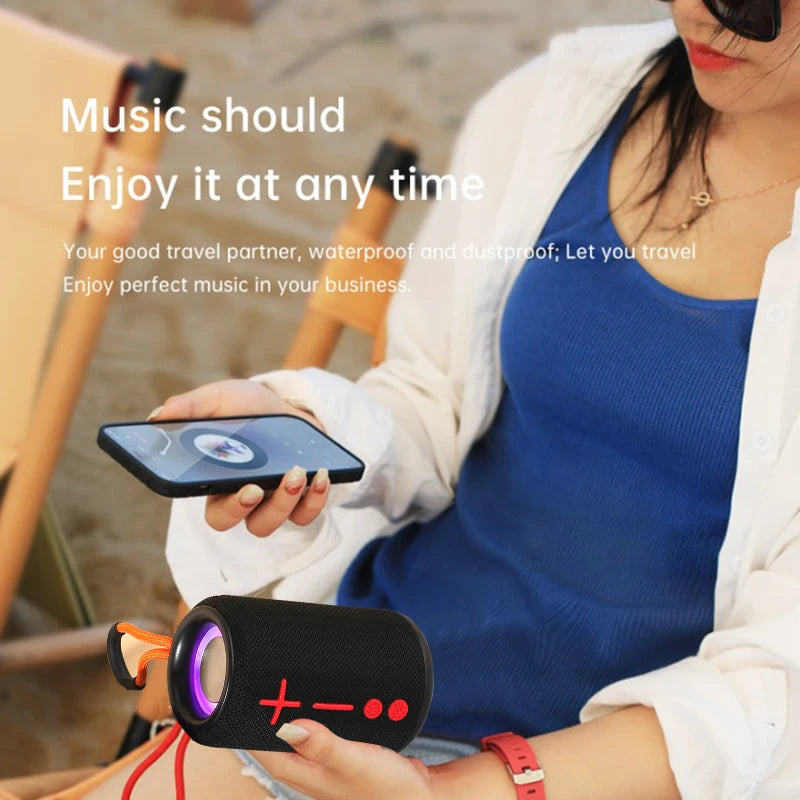 Rockmia EBS-033 5W Mini Fabric Mesh Speaker Bluetooth 5.0 Wireless