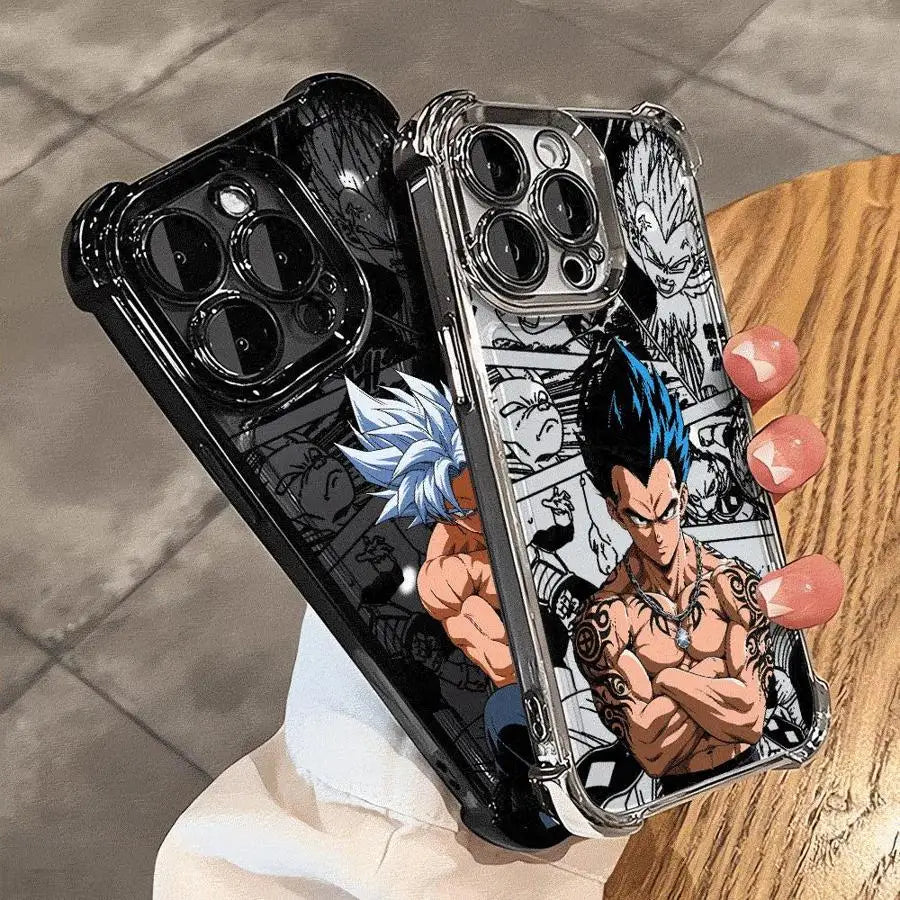 Dragon Ball Super Case for iPhone 16 Pro Max 11 12 14 15 Plus 17 Air