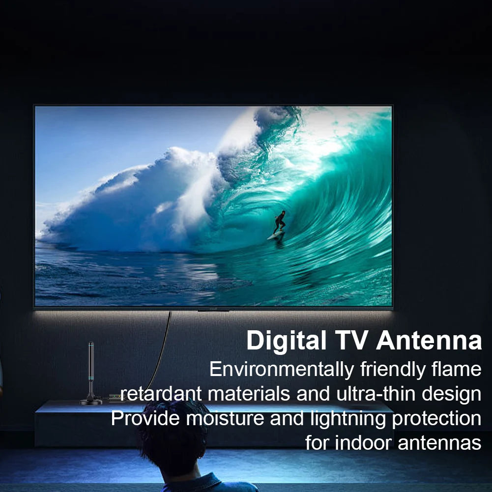 4K/1080P High-Definition Digital Tv Antenna Magnetic Base 4