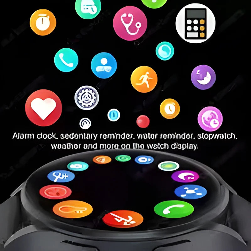 2025 Smart Watch 6 Men And Woman 1.44 Inch Screen Bluetooth Call Heart