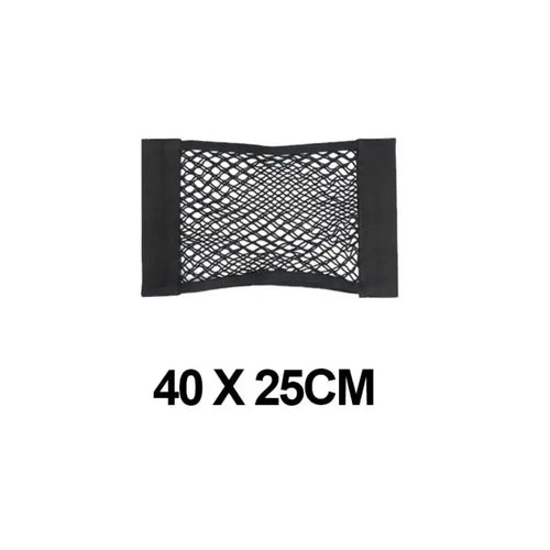 Car Back Rear Mesh Trunk Seat Elastic String Net Magic Sticker
