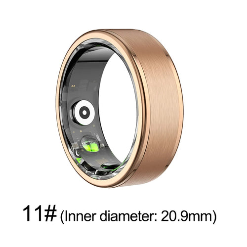 Smart Ring Military Grade Titanium Steel Shell Health Monitoring IP68
