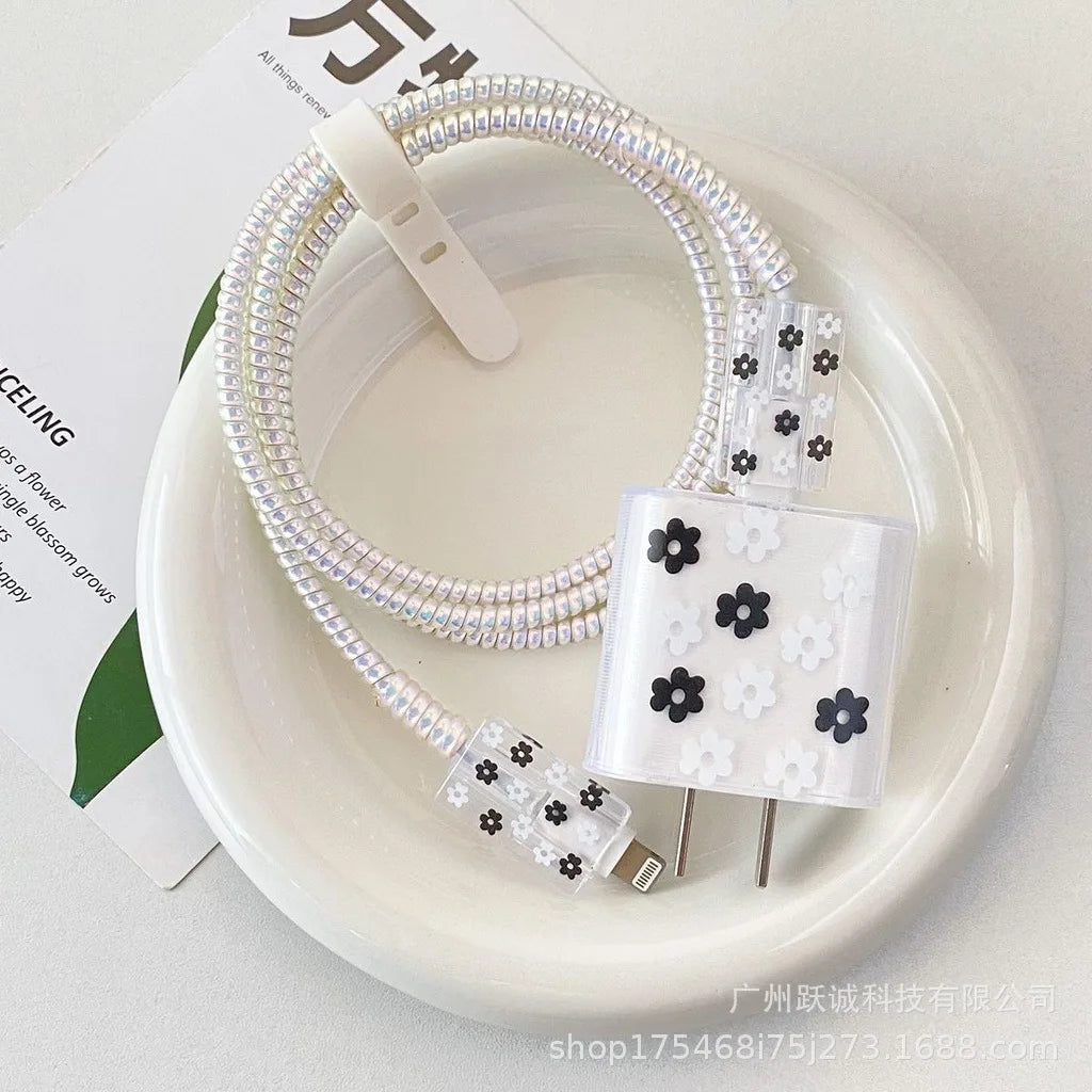 Clear Black Bow Charge Protective Case For iPhone 18W-20W US