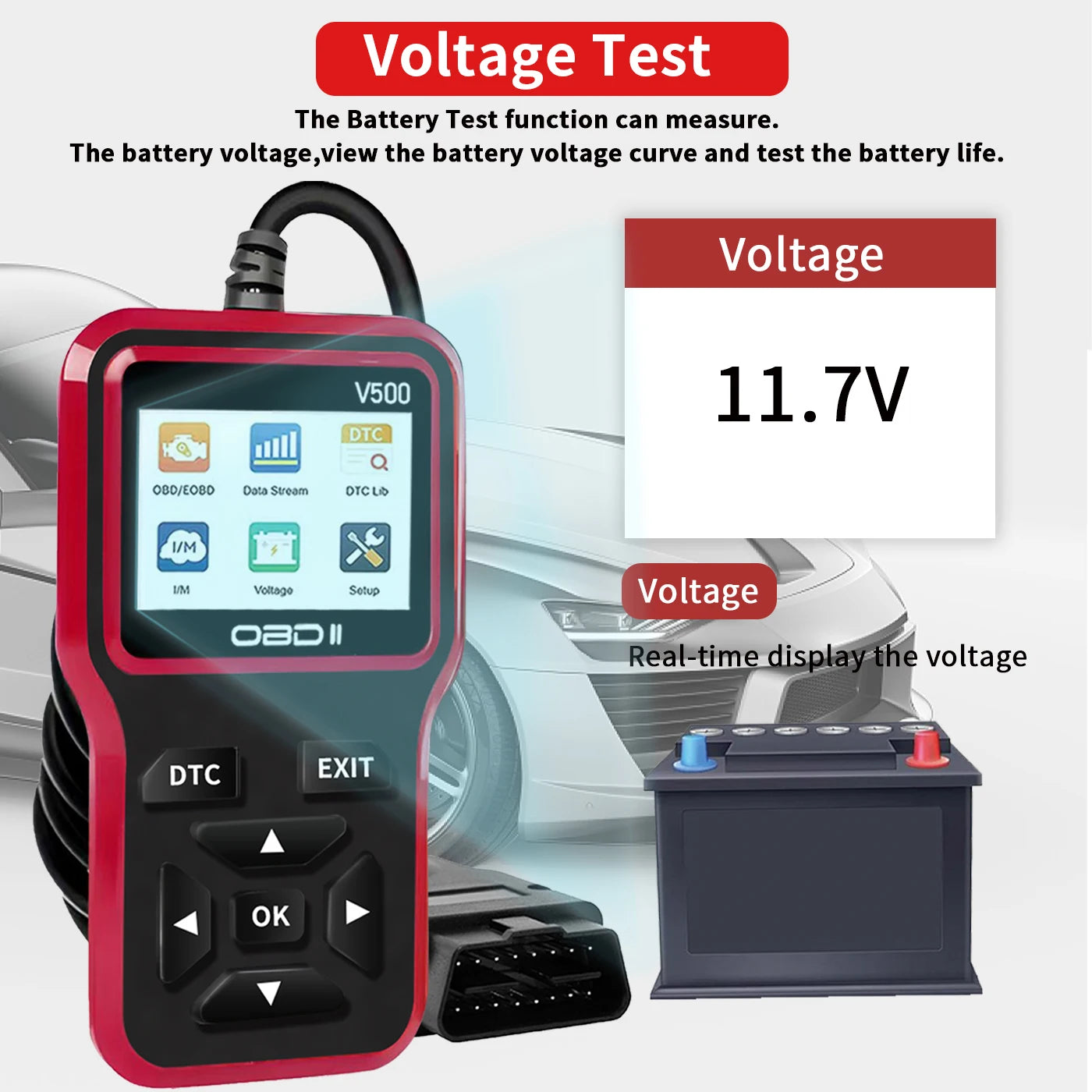 2025 Latest Obd2 Scanner Diagnostic Tool - Complete Engine Code Reader