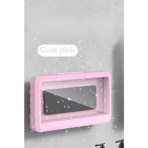 Bathroom Kitchen Waterproof Anti-fog Cell Phone Case Rotatable Touch