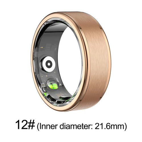 Smart Ring Military Grade Titanium Steel Shell Health Monitoring IP68