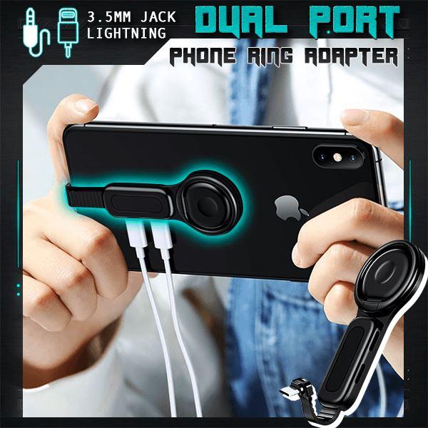 Dual Port Phone Ring Holder