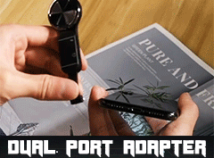 Dual Port Phone Ring Holder