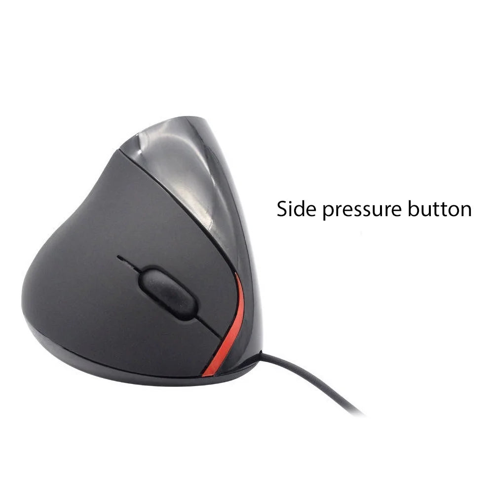 Ergonomic Vertical Mouse 1200 DPI Optical Mice for PC Laptop Office Mouse