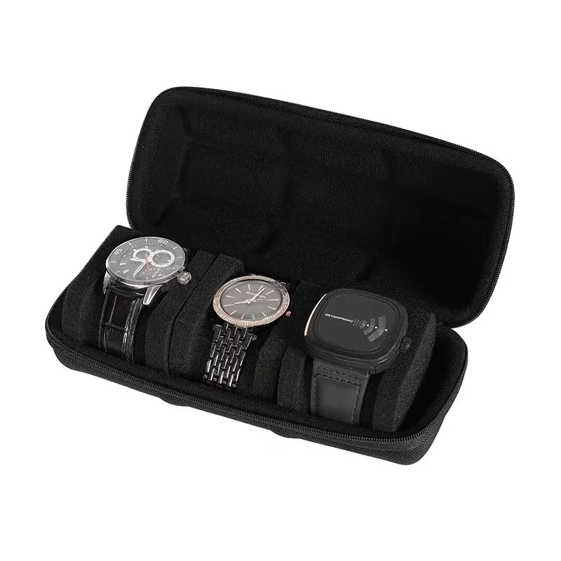 Watch Box Organizer for Men or Women,Watch Travel Case Portable Storage Watch Display Holder for Wristwatches and Smart Watches