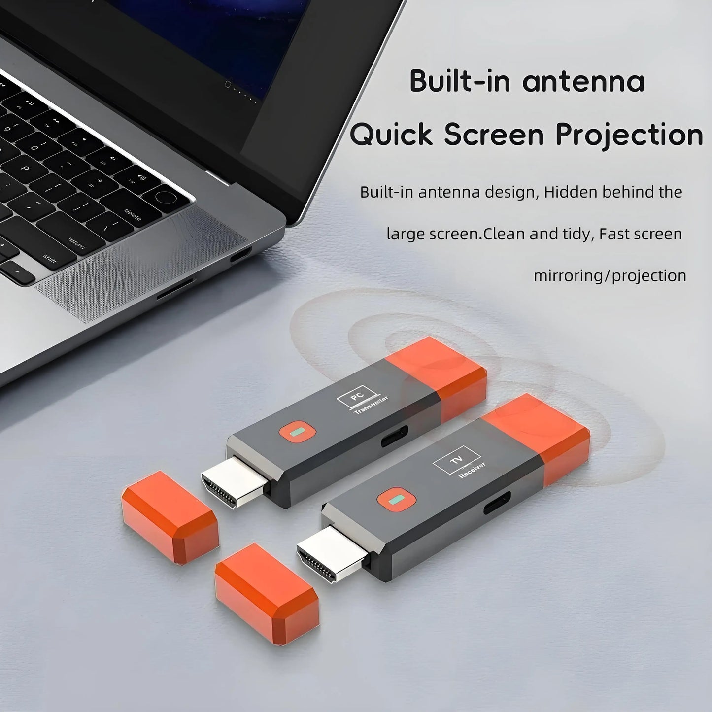 Wireless HDMI Video Transmitter and Receiver Extender 4K 1080P 50M TV Stick Dongle Adapter For PC Camera Laptop To Projector TV