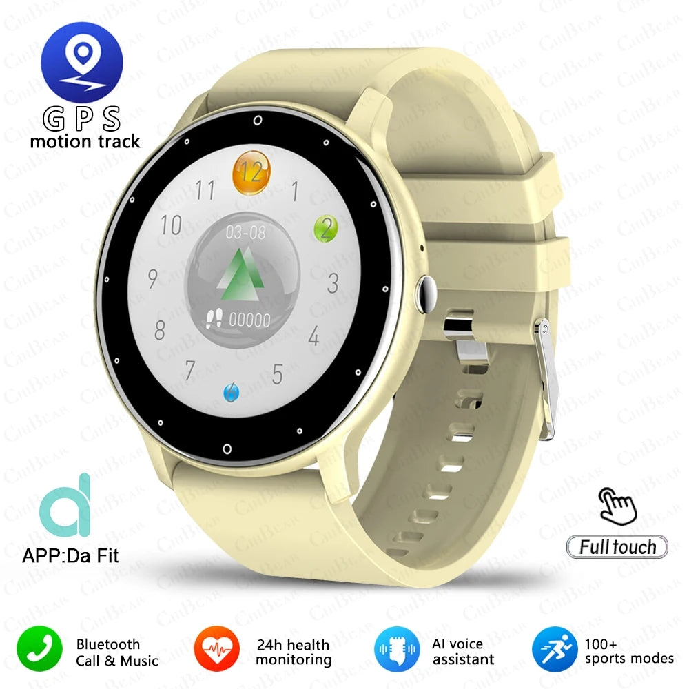 New Smart Watch Men Sports Fitness Watch Heart Rate Full Touch Screen Bluetooth Call 2025 New Ultra Light Smartwatch