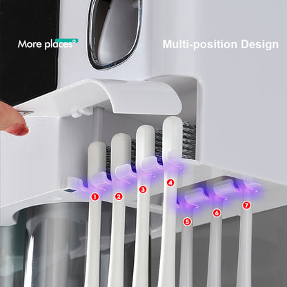 Bathroom Accessories Set Magnetic Adsorption Inverted Toothbrush