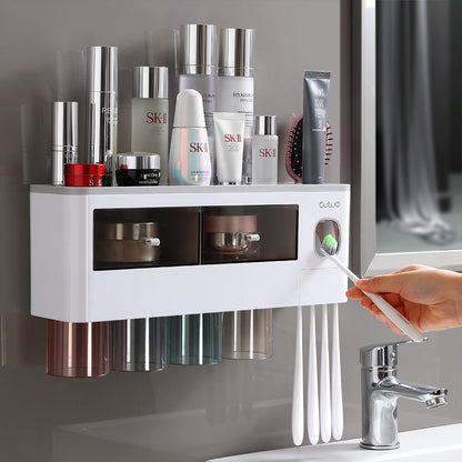 Bathroom Accessories Set Magnetic Adsorption Inverted Toothbrush