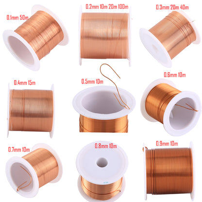 Coil Copper Wire0.1mm 0.2mm 0.3mm 0.4mm 0.5mm 0.6mm 0.7mm 0.8mm