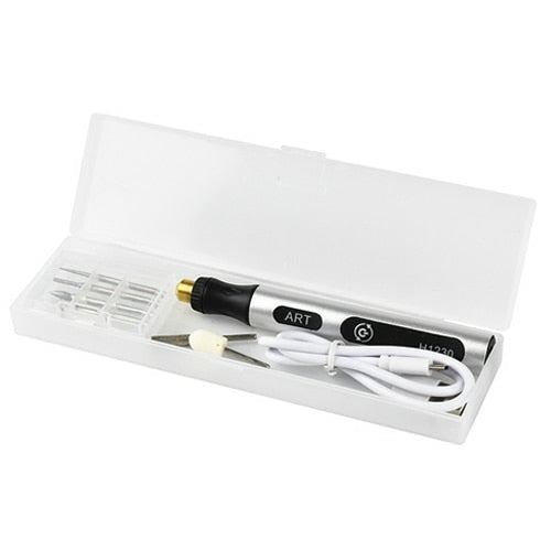 Mini Wireless Drill Electric Engraving Pen 3 Speed USB Cordless Drill