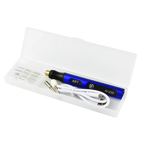 Mini Wireless Drill Electric Engraving Pen 3 Speed USB Cordless Drill