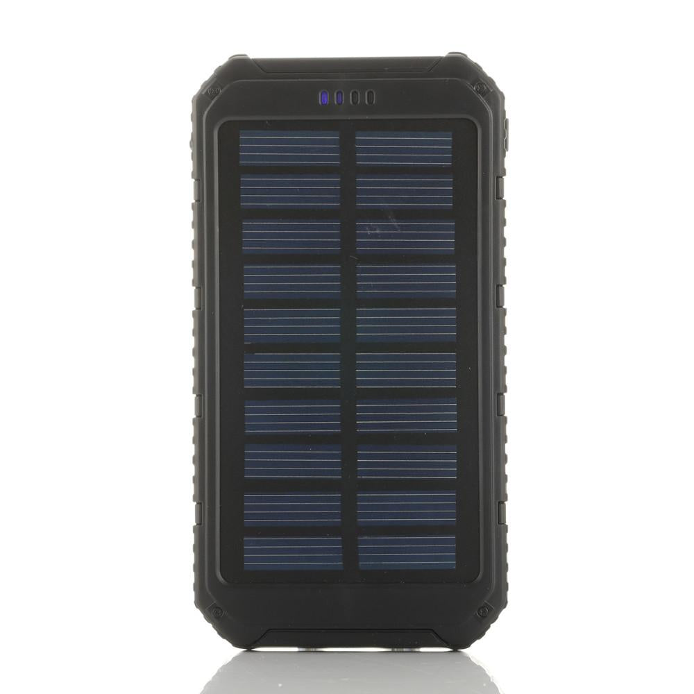 Solar Powered Dual USB Charging Bank