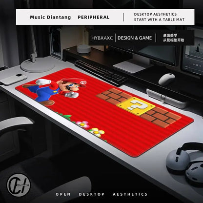 Hot Games Super M-Marioes Mousepad HD Printing Computer Gamers Locking