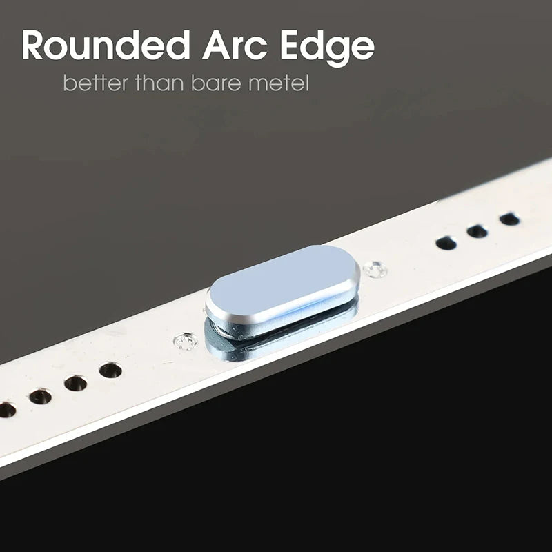 2-10PCS Aluminum Alloy Anti Dust Plug for IPhone 13 12 11 Pro Max 8 7