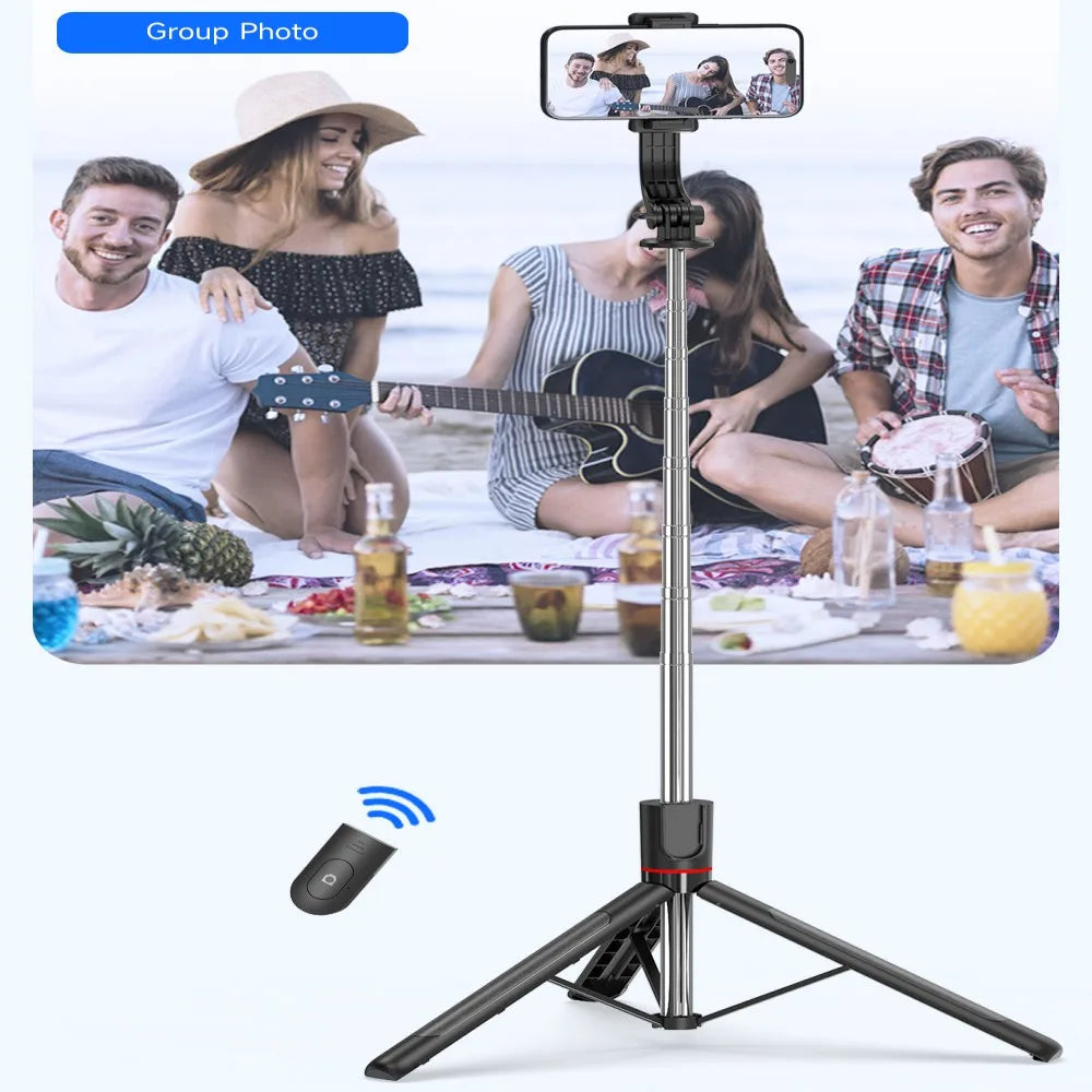 Gimbal Stabilizer Selfie Stick Tripod Gimbal 360 Rotation Following