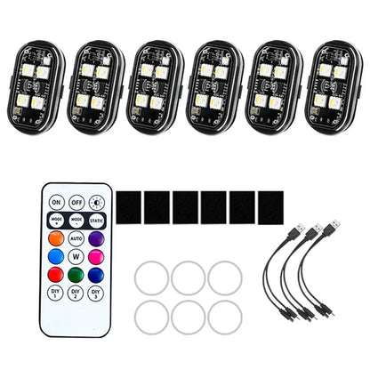 Rechargeable LED Remote Control Car Light