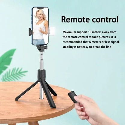 Selfie Stick Telescopic Travel Handheld Tripod Portable Phone Stand