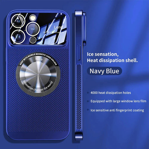 Heat Dissipation Magnetic Case For iPhone 13 11 12 14 15 Pro Max