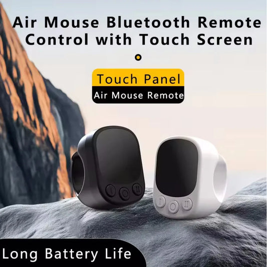 Wireless Bluetooth Ring Mouse With Touch Screen Remote Control