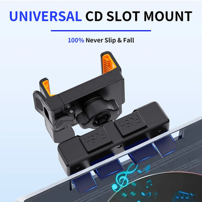 Car Phone Holder CD Slot Mount Compatible for Apple IPhone 16 15 14