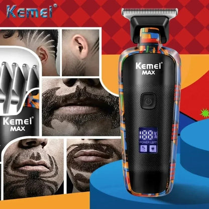 Kemei KM-658 Hair Clipper Cord or Cordless Use Hair Trimmer Barber