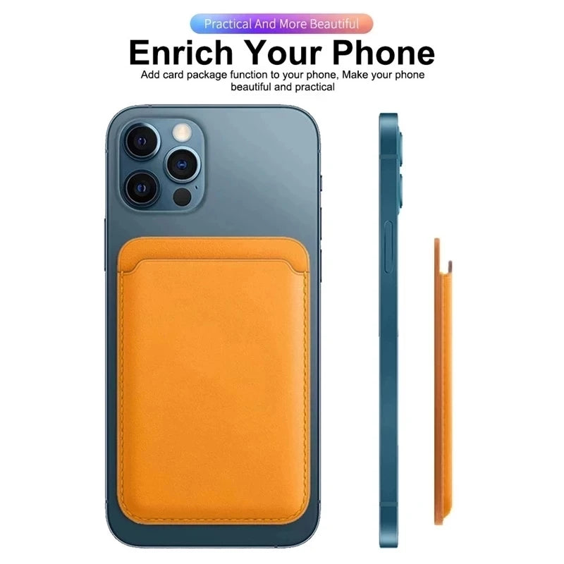 Magnetic Leather Wallet For Apple iPhone 16 15 14 13 12 11