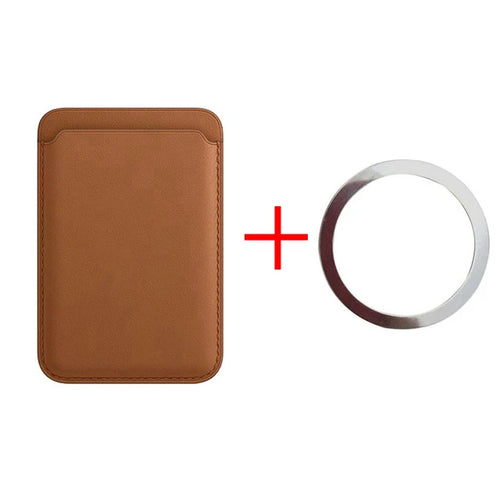 Magnetic Leather Wallet For Apple iPhone 16 15 14 13 12 11