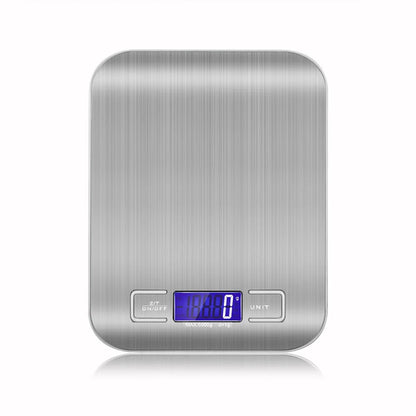 New 5kg/1g Portable Kitchen Scale Coffee Electronic Scale Stainless