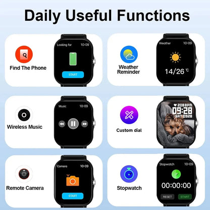 New Smart Watch 2024 Bluetooth Call Smart Phone Watch for Men DIY