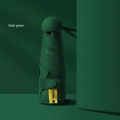 Sun Umbrella Travel Umbrella Compact Ultralight Mini Portable