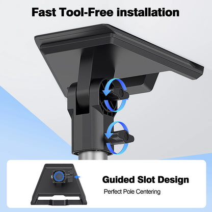 Starlink Gen 3 pipeline adapter, pole mounting bracket, top mounting