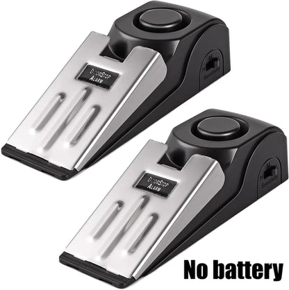 1 or 2Pcs Portable 120DB Wireless Door Stop Alarm Home Security System