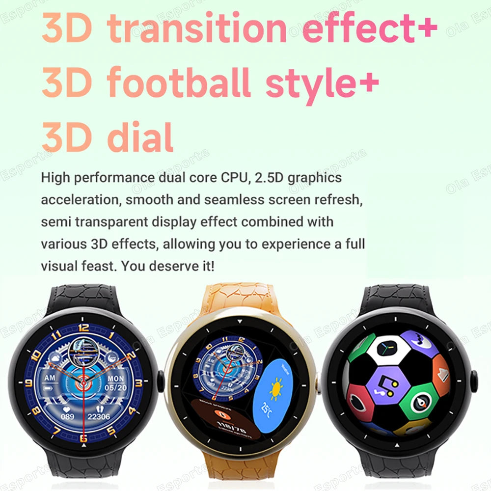 New Bluetooth Call Smartwatch Men GPS Tracker Blood Pressure Sleep