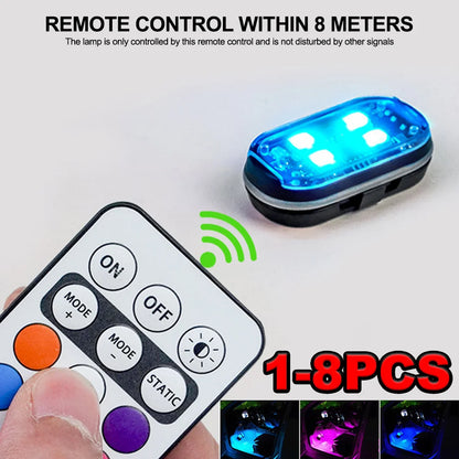 Rechargeable LED Remote Control Car Light