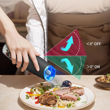 Automatic Gravity Electric Pepper Grinder Mill Spice Salt and Pepper