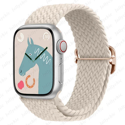 Strap for Apple Watch band 46mm 45mm 49mm 42mm 40mm 41mm 44mm Elastic